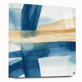 Modern Abstract Wall Art – Coastal Brushstroke Harmony