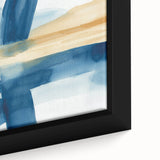 Modern Abstract Wall Art – Coastal Brushstroke Harmony
