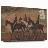 Expressionism Wall Art - Horse Patrol by Cyprián Majerník