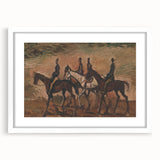 Expressionism Wall Art - Horse Patrol by Cyprián Majerník