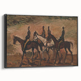 Expressionism Wall Art - Horse Patrol by Cyprián Majerník