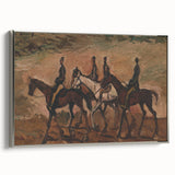 Expressionism Wall Art - Horse Patrol by Cyprián Majerník