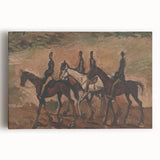 Expressionism Wall Art - Horse Patrol by Cyprián Majerník