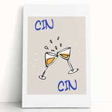 Large black and white stretched canvas featuring assorted culinary items, ideal for kitchen wall art.