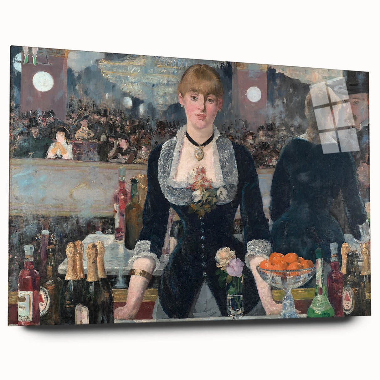 Impressionist Wall Art - A Bar at the Folies-Bergère by Manet Print
