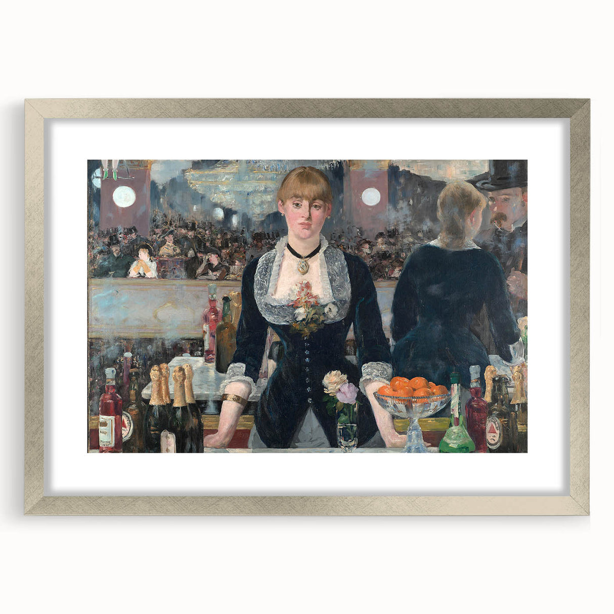 Impressionist Wall Art - A Bar at the Folies-Bergère by Manet Print