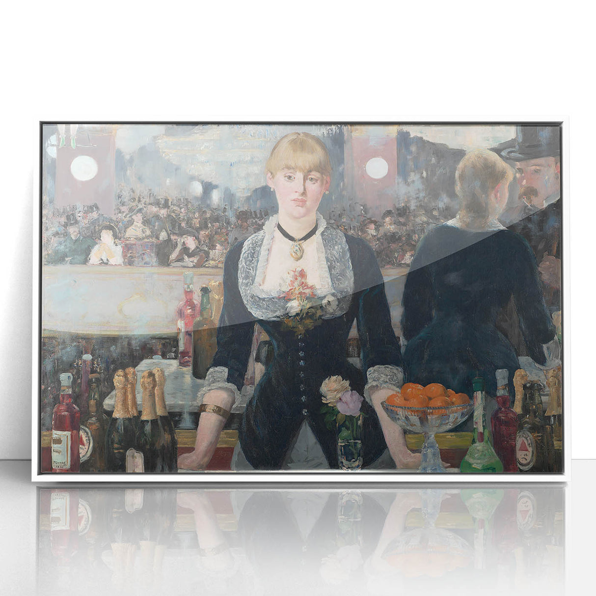 Impressionist Wall Art - A Bar at the Folies-Bergère by Manet Print