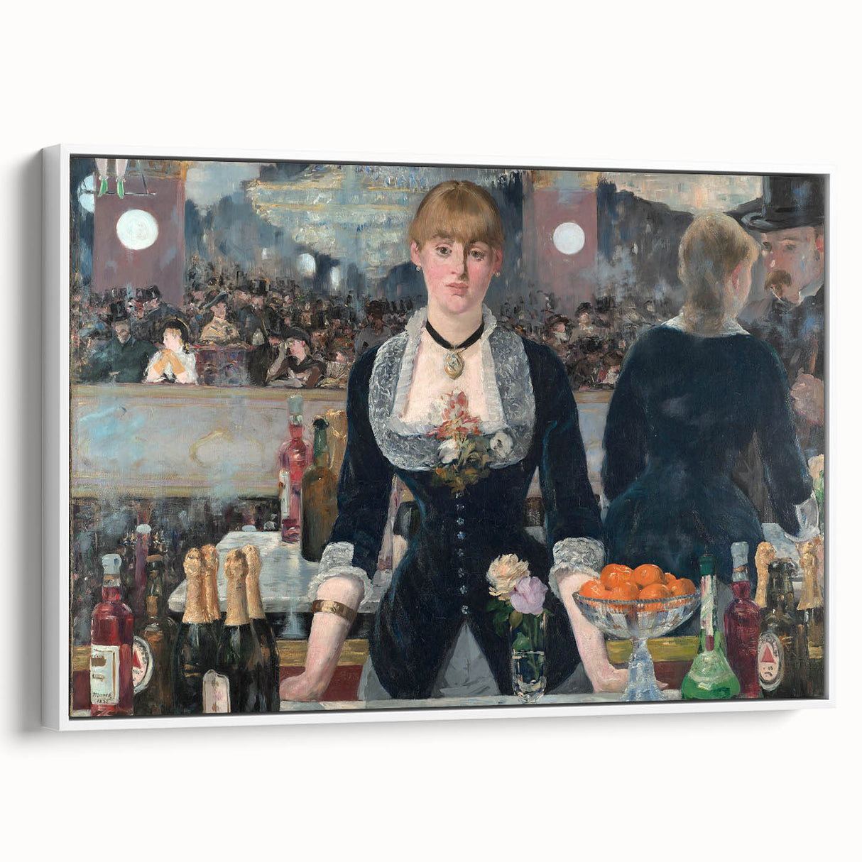 Impressionist Wall Art - A Bar at the Folies-Bergère by Manet Print