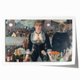 Impressionist Wall Art - A Bar at the Folies-Bergère by Manet Print