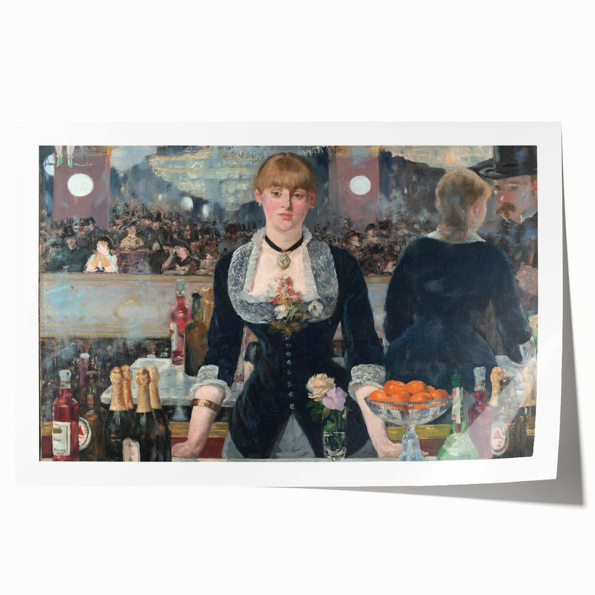Impressionist Wall Art - A Bar at the Folies-Bergère by Manet Print
