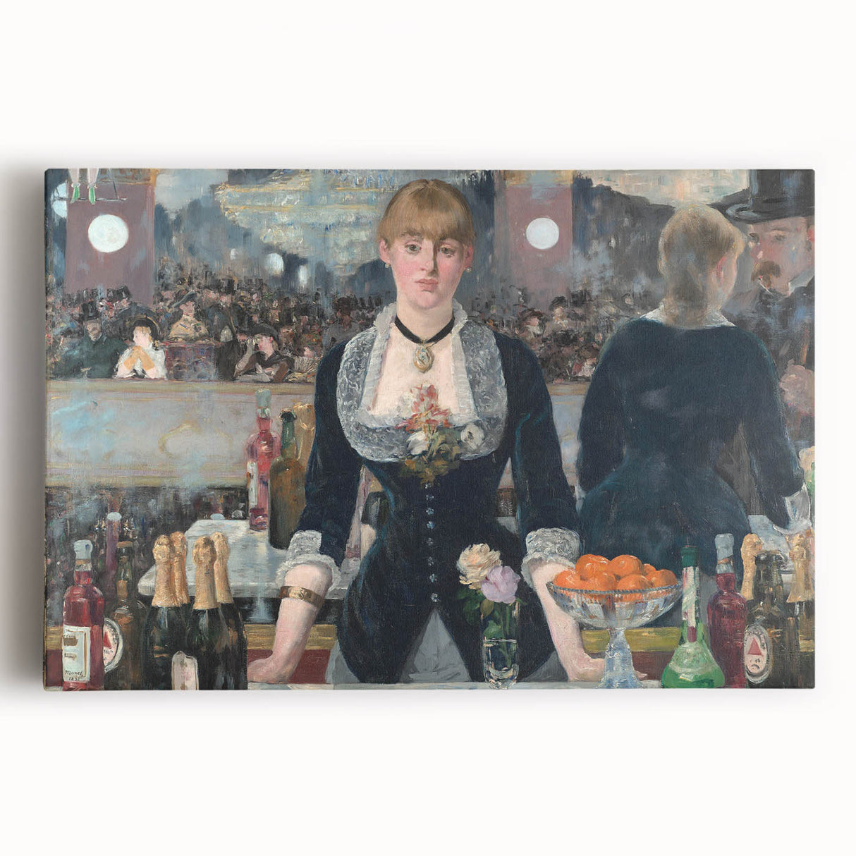Impressionist Wall Art - A Bar at the Folies-Bergère by Manet Print