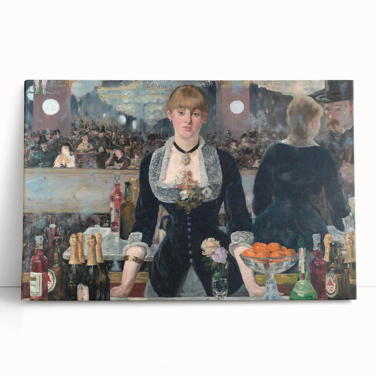 Impressionist Wall Art - A Bar at the Folies-Bergère by Manet Print