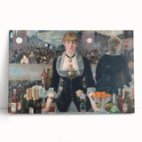 Impressionist Wall Art - A Bar at the Folies-Bergère by Manet Print