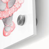 Dancing Ballerina Elephant Print - Children's Wall Decor