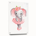 Dancing Ballerina Elephant Print - Children's Wall Decor