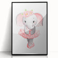 Dancing Ballerina Elephant Print - Children's Wall Decor