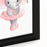Dancing Ballerina Elephant Print - Children's Wall Decor