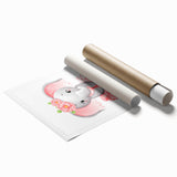 Dancing Ballerina Elephant Print - Children's Wall Decor