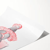 Dancing Ballerina Elephant Print - Children's Wall Decor