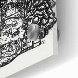 Modern Wall Art - Black & White Mountain Landscape - Contemporary Print