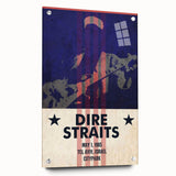 Dire Straits 1985 Concert Poster - Vintage Music Wall Art