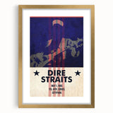 Dire Straits 1985 Concert Poster - Vintage Music Wall Art