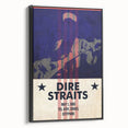 Dire Straits 1985 Concert Poster - Vintage Music Wall Art