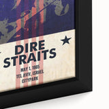 Dire Straits 1985 Concert Poster - Vintage Music Wall Art