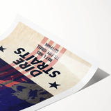 Dire Straits 1985 Concert Poster - Vintage Music Wall Art