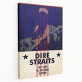 Dire Straits 1985 Concert Poster - Vintage Music Wall Art