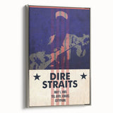 Dire Straits 1985 Concert Poster - Vintage Music Wall Art