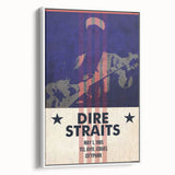 Dire Straits 1985 Concert Poster - Vintage Music Wall Art