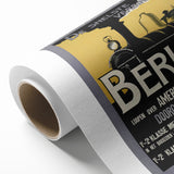 Retro Train Travel Poster - Vintage Berlin Connection Wall Art