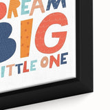 Boys Bedroom Art - Dream Big Rocket Nursery Wall Art Prints