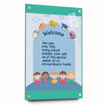 Classroom Educational Posters - Welcome to School Print
