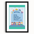 Classroom Educational Posters - Welcome to School Print