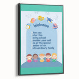 Classroom Educational Posters - Welcome to School Print