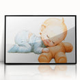 Sleeping Baby Nursery Wall Art - Kids Room Prints & Baby Decor