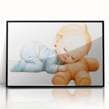 Sleeping Baby Nursery Wall Art - Kids Room Prints & Baby Decor