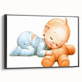 Sleeping Baby Nursery Wall Art - Kids Room Prints & Baby Decor