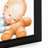 Sleeping Baby Nursery Wall Art - Kids Room Prints & Baby Decor
