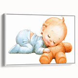 Sleeping Baby Nursery Wall Art - Kids Room Prints & Baby Decor