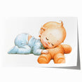 Sleeping Baby Nursery Wall Art - Kids Room Prints & Baby Decor