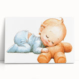 Sleeping Baby Nursery Wall Art - Kids Room Prints & Baby Decor
