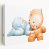 Sleeping Baby Nursery Wall Art - Kids Room Prints & Baby Decor
