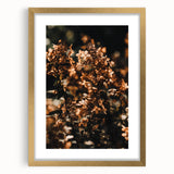 Extra large abstract art print featuring textured fall-inspired hues on a framed canvas, ideal for living room decor.