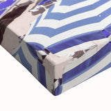 Large black and white landscape art painting on canvas, depicting a serene tree-lined road, suitable for bedroom wall decor.