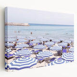 Large abstract painting on stretched canvas featuring vibrant summer hues, ideal for kitchen wall art.