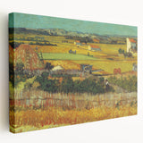 Large canvas print of Van Gogh's Starry Night in rich blue and yellow tones, suitable for kitchen wall art.