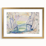 Modern Cove Art - Contemporary Abstract Seascape Wall Decor